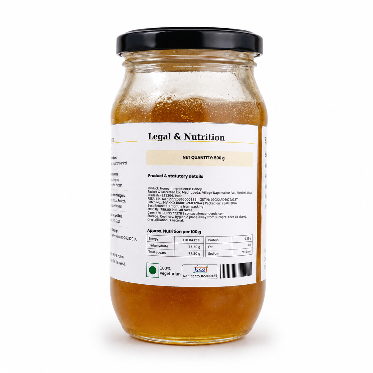 madhuveda keekar honey legal and nutrition panel