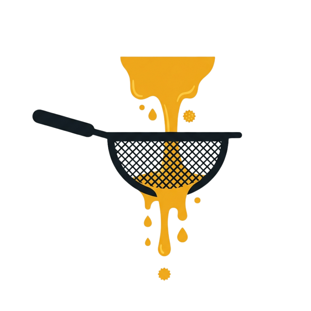 Single Straining — No Fine Filtering